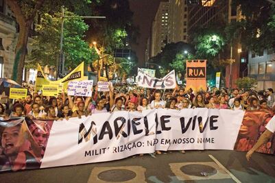 Miles exigen en Brasil justicia por caso de concejal asesinada