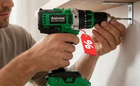 ¿Cansado de atornillar ? Este el taladro rotomartillo Anirona con 2 baterías; la solución definitiva para tu hogar