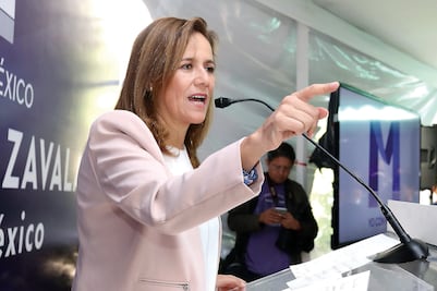Margarita Zavala llama mitómano a Ricardo Anaya; va por el voto panista