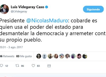 Responde Videgaray a insultos de Maduro