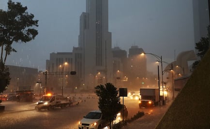 Fuertes lluvias se registran en Iztapalapa y Coyoacán
