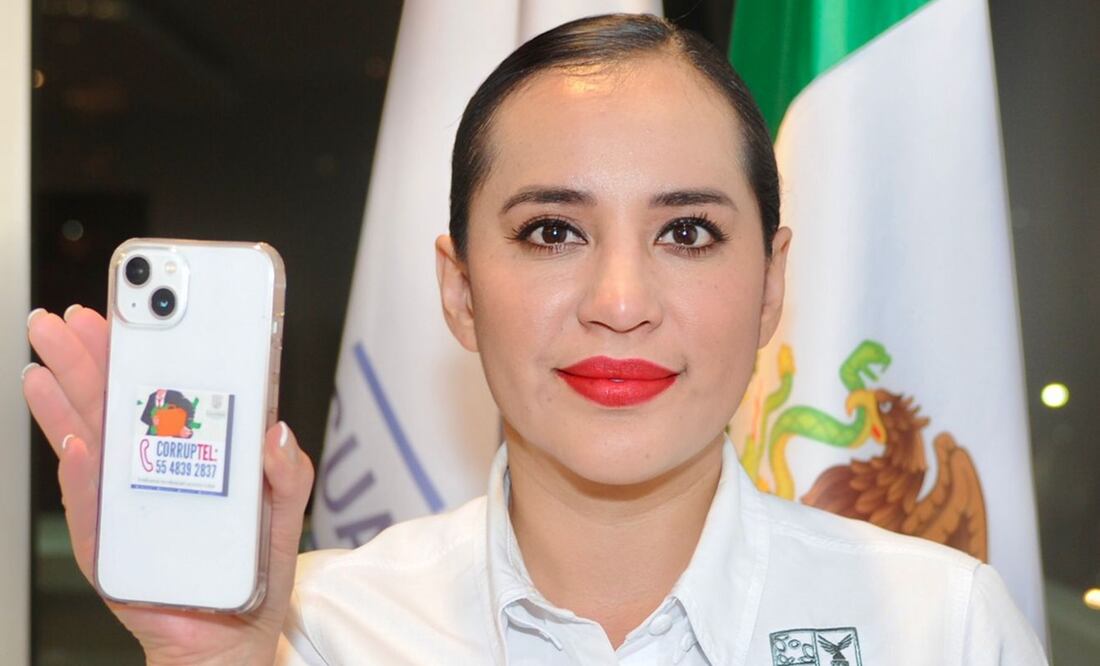 Al detallar el tema de combate a la corrupción, la Alcaldesa expuso el combate se abordará desde el ámbito institucional para evitar la extorsión. Foto: Especial