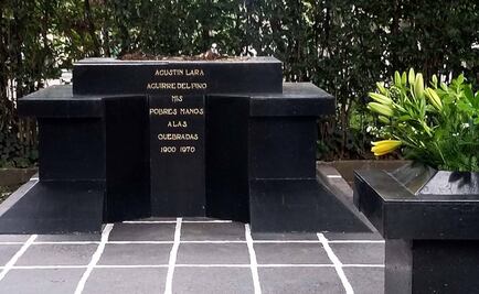 "Quisieron robar busto de Agustín Lara"