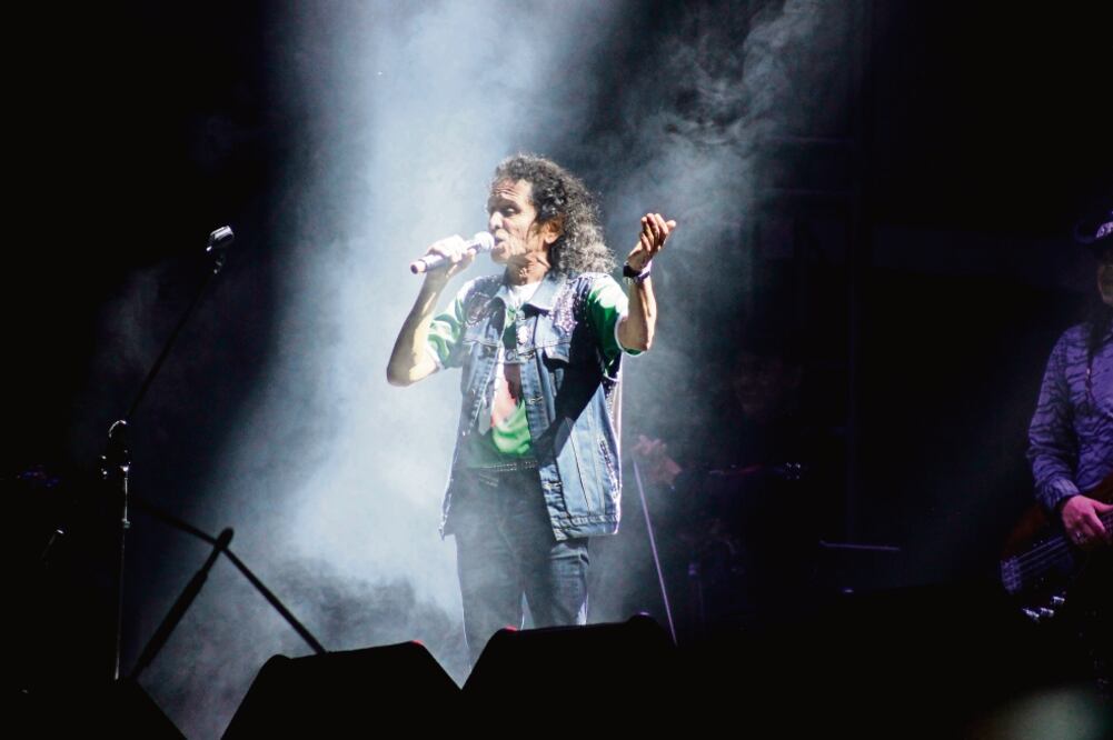 El Tri llenó de energía la Hacienda Mimbre con sus temas al final de la jornada. Foto: ARACELI GARCÍA. EL UNIVERSAL