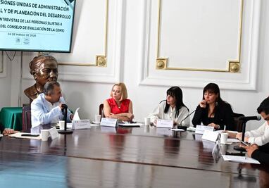 Diputados locales entrevistan a integrantes del Consejo de Evaluación de CDMX que buscan su ratificación