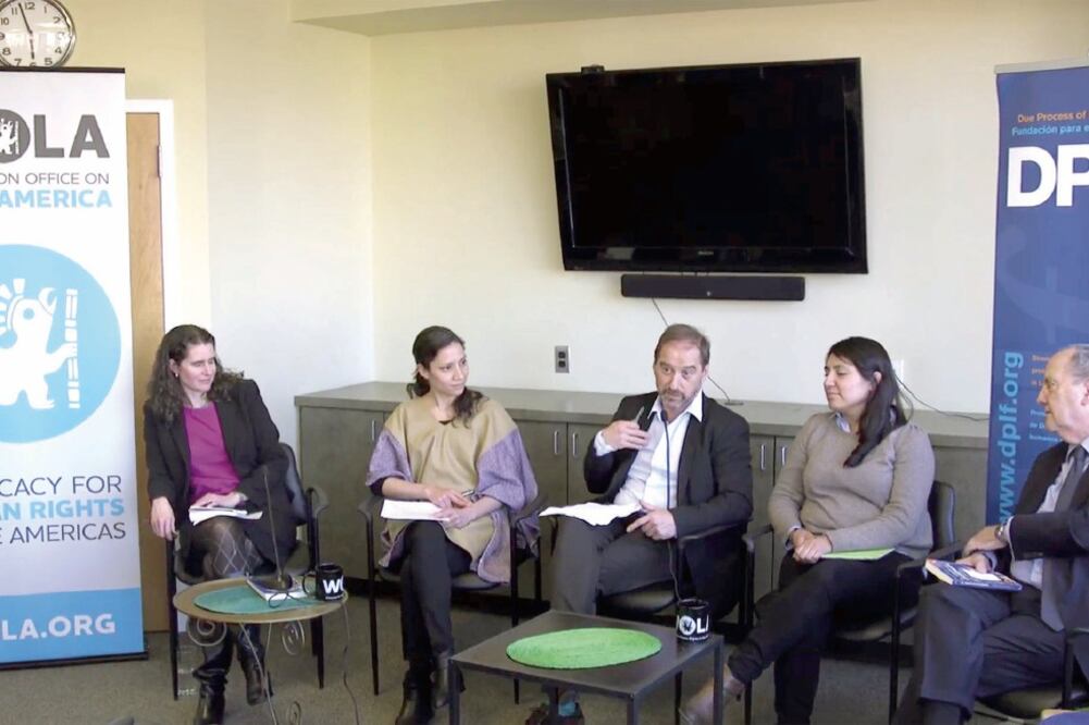 El español Carlos Martín Beristain, miembro del Grupo Interdisciplinario de Expertos Independientes que estuvo al frente de las pesquisas por el caso de la desaparición de los 43 normalistas de Ayotzinapa (WOLA .ORG)