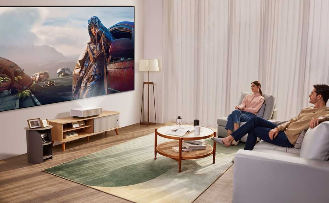 Una de las principales ventajas que tiene el CineBeam es que se puede instalar de manera versátil, adaptándose a los distintos espacios