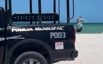 Abuelita muere ahogada cerca de estatua de Poseidón en Yucatán; reportan fuerte oleaje debido a una "surada"