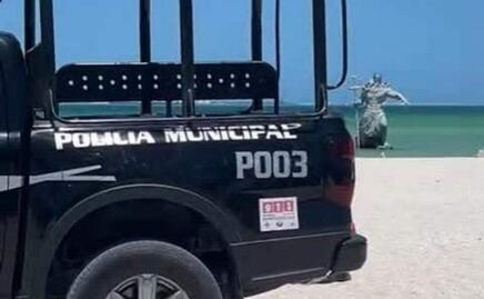 Abuelita muere ahogada cerca de estatua de Poseidón en Yucatán; reportan fuerte oleaje debido a una "surada"