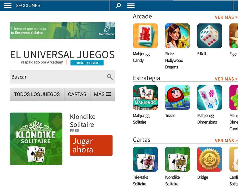 ¿Tiempo Libre? Encuentra juegos gratis en la nueva plataforma de El Universal