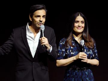 Salma Hayek y Eugenio Derbez buscan hacer historia en Hollywood