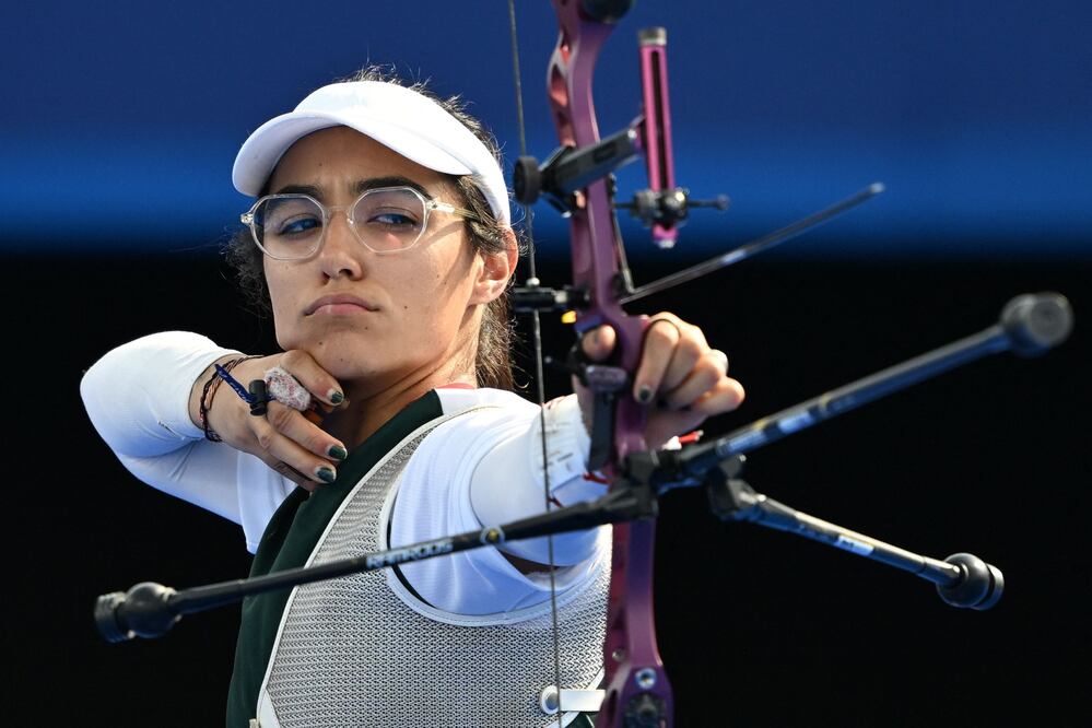 Ana Paula Vázquez en la categoría individual de tiro con arco - Foto: AFP