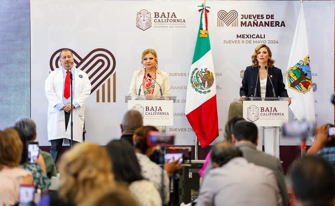 La gobernadora de Baja California, Marina del Pilar Avila Olmeda, resaltó que desde su gobierno hay voluntad absoluta de erradicar la impunidad de los criminales. Foto: especial