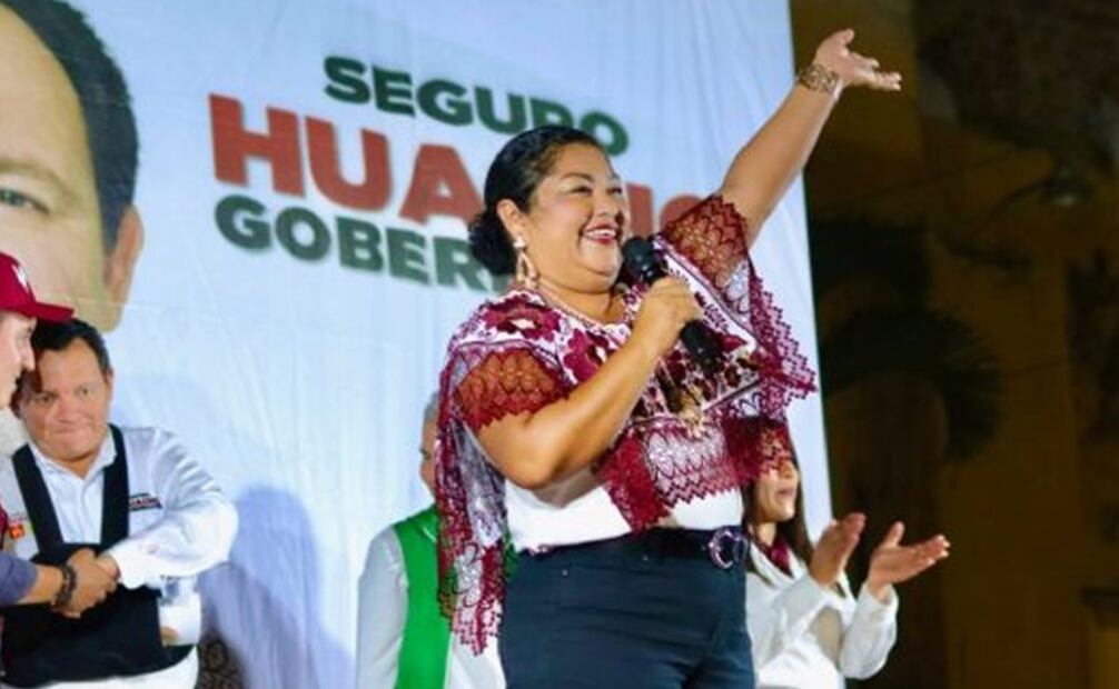 La candidata de Morena presentó una denuncia ante la FGE por agresiones físicas. Foto: especial