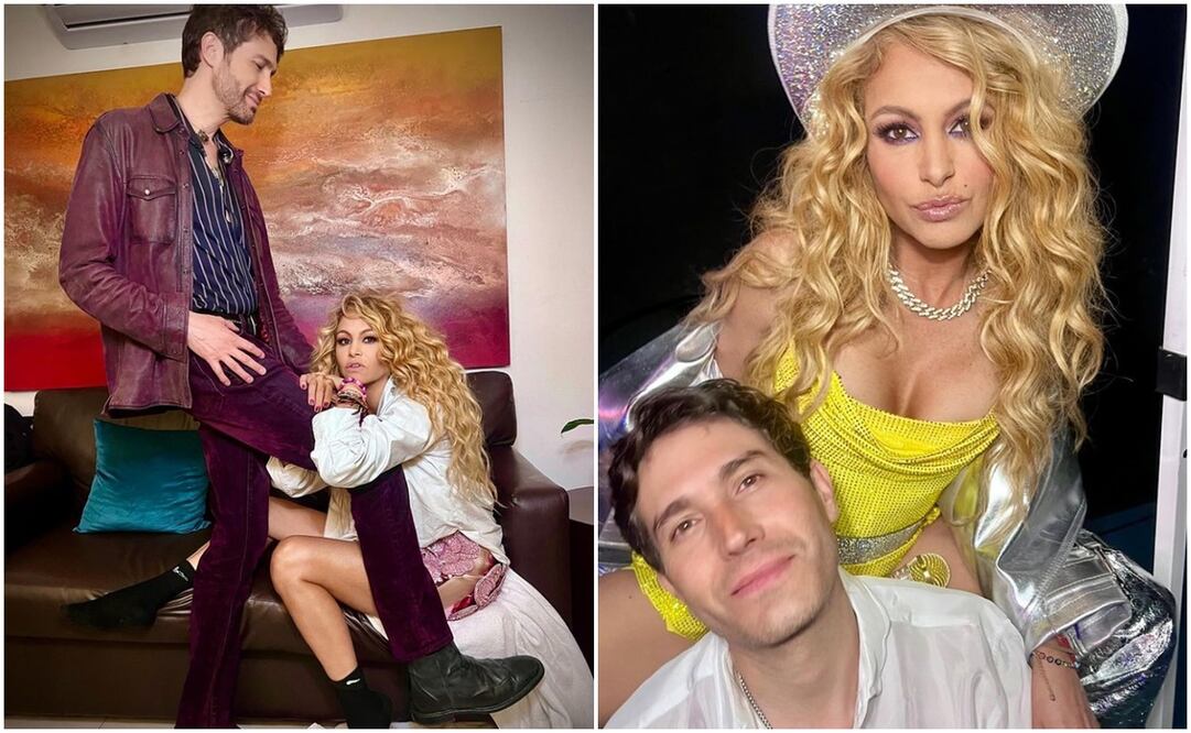 Paulina Rubio y Benny Ibarra comparten fotos juntos en redes.