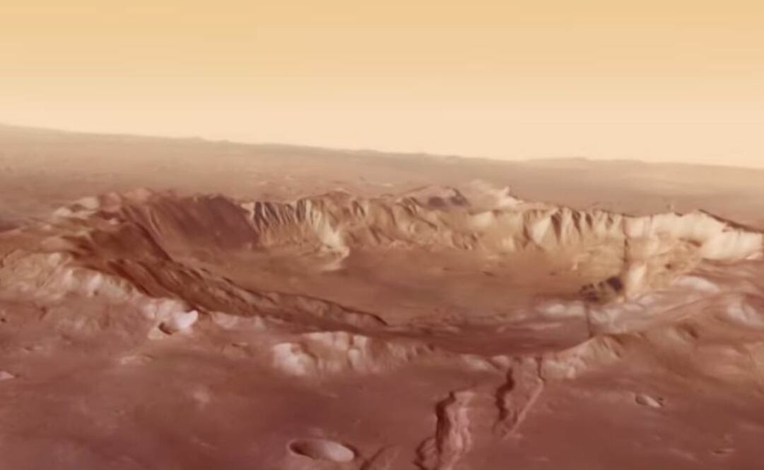 Video se realizó gracias a los datos enviados por la sonda espacial Mars Express. Foto: Captura ESA