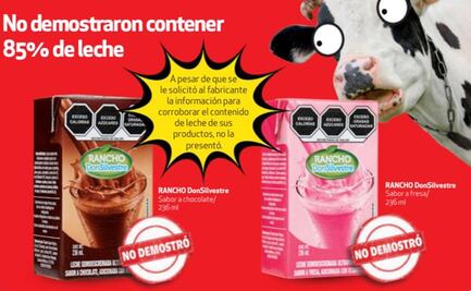 Las "lechitas" que no tienen leche y fruta, además de contener más azúcar y grasa, según Profeco