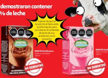 Las "lechitas" que no tienen leche y fruta, además de contener más azúcar y grasa, según Profeco