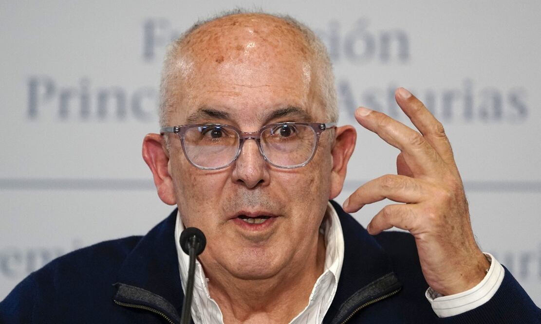 El historiador Antonio Saborit, director del Museo Nacional de Antropología de México ofreció una rueda de prensa en España. Foto:  EFE/Paco Paredes.