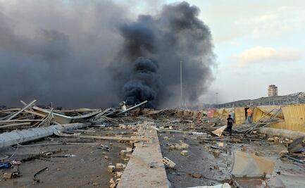 Reportan al menos 73 muertos y más de 3 mil heridos tras explosión en Beirut