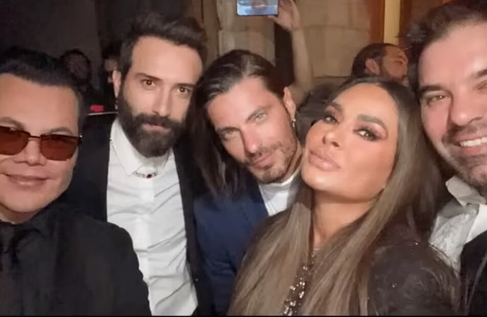 Galilea Montijo e Isaac Moreno en un evento de GQ México, tomada en noviembre de 2022. 
Foto: Instagram