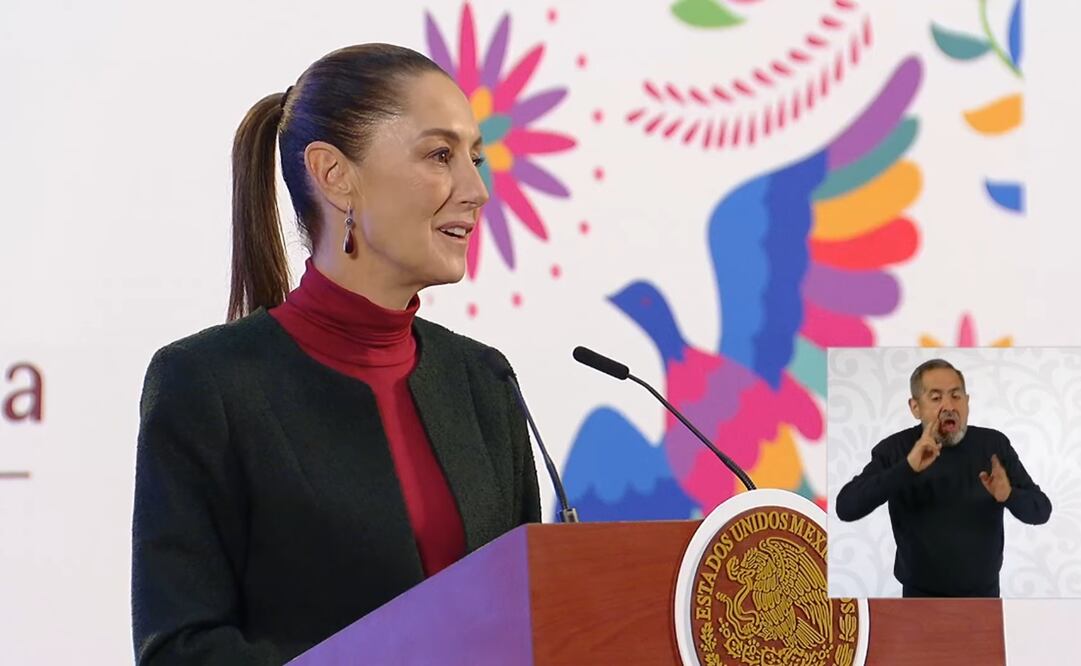 La presidenta Claudia Sheinbaum habló sobre la reforma judicial en su conferencia de prensa del 04 de noviembre. Foto: captura
