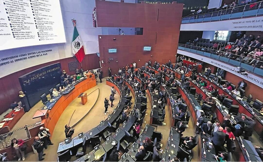 Senado de la República. Foto: EL UNIVERSAL