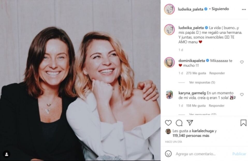 ¿Ludwika o Dominika? Foto de las hermanas Paleta confunde a fans