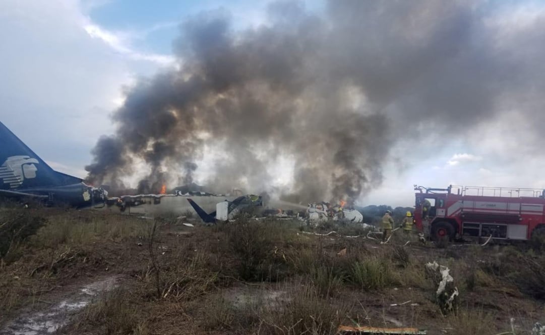 Agregó que se recuperaron las cajas negras de la nave Embraer 190 de Aeroméxico, que se accidentó el martes pasado (Foto: Archivo)