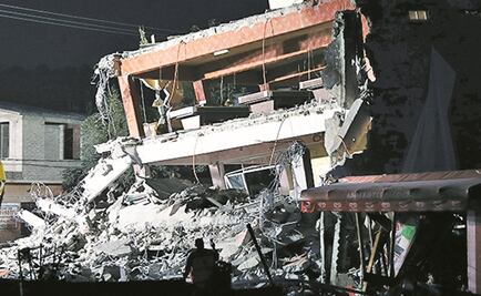 Paran labores de rescate en 14 de 38 inmuebles colapsados