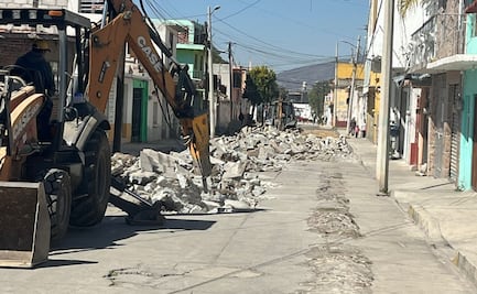 Sufre daños Acueducto “Padre Tembleque” tras obras de rehabilitación de una calle en Otumba 