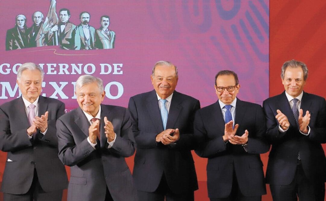 On Monday, the President and business leaders announced they have reached an agreement - Photo: Berenice Fregoso/EL UNIVERSAL