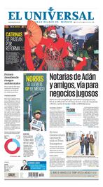 Portada impresa del 27 de octubre de 2025