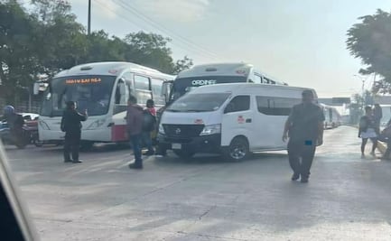 Choque entre Mexibús y combi de transporte público interrumpe servicio en Cuautitlán Izcalli