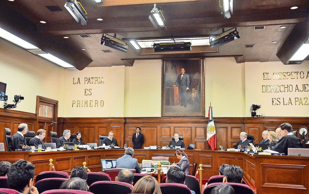 Sesión de la Suprema Corte de Justicia de la Nación. Foto: Archivo