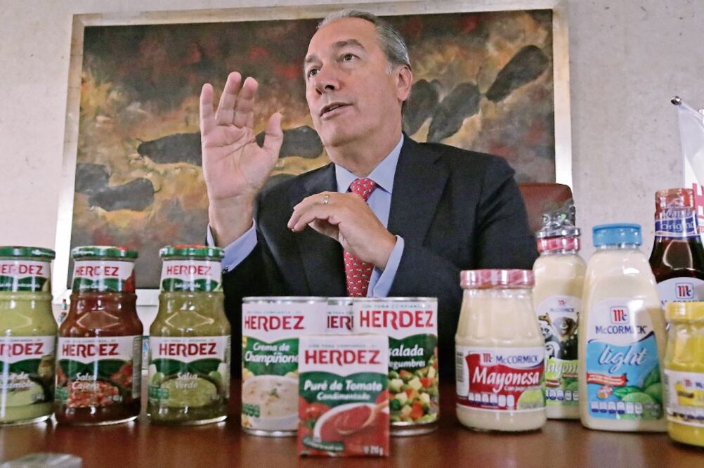 Héctor Hernández, director de Grupo Herdez. La firma donará parte de sus ventas de salsas, segmento que da ingresos (ARCHIVO EL UNIVERSAL)
