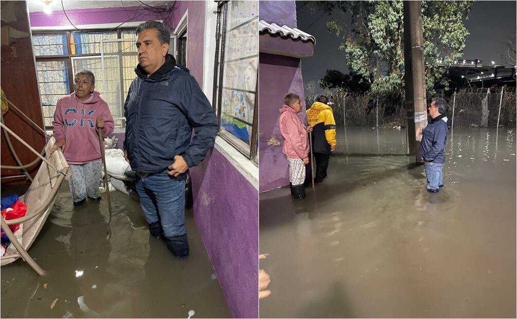 Fuertes lluvias en Cuautitlán Izcalli provocan afectaciones en varias colonias. Foto: Especial