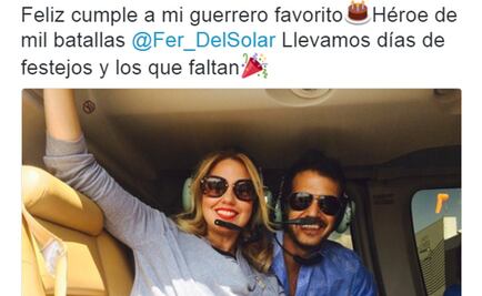 Fernando del Solar celebra su cumpleaños