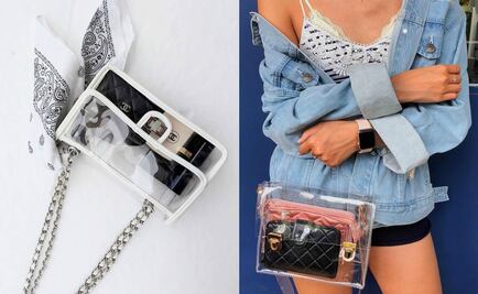 Bolsas transparentes, la tendencia que deja ver lo que llevas contigo