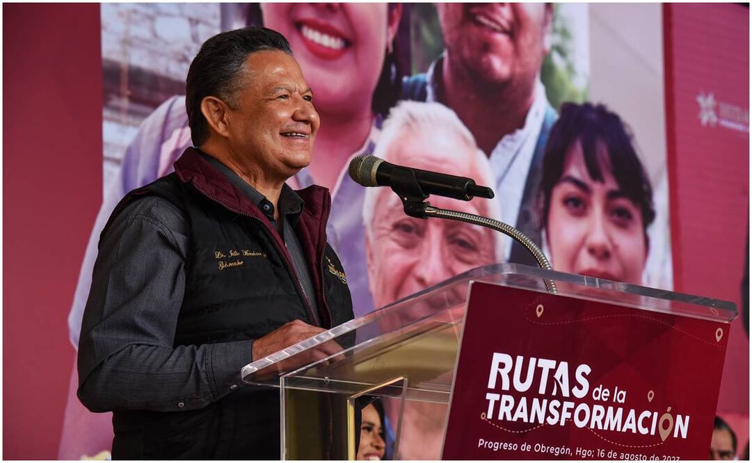 Julio Menchaca, gobernador de Hidalgo. Foto: Especial