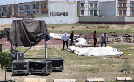 Continúan 4 personas hospitalizadas tras colapso de lona en evento de Alejandra del Moral