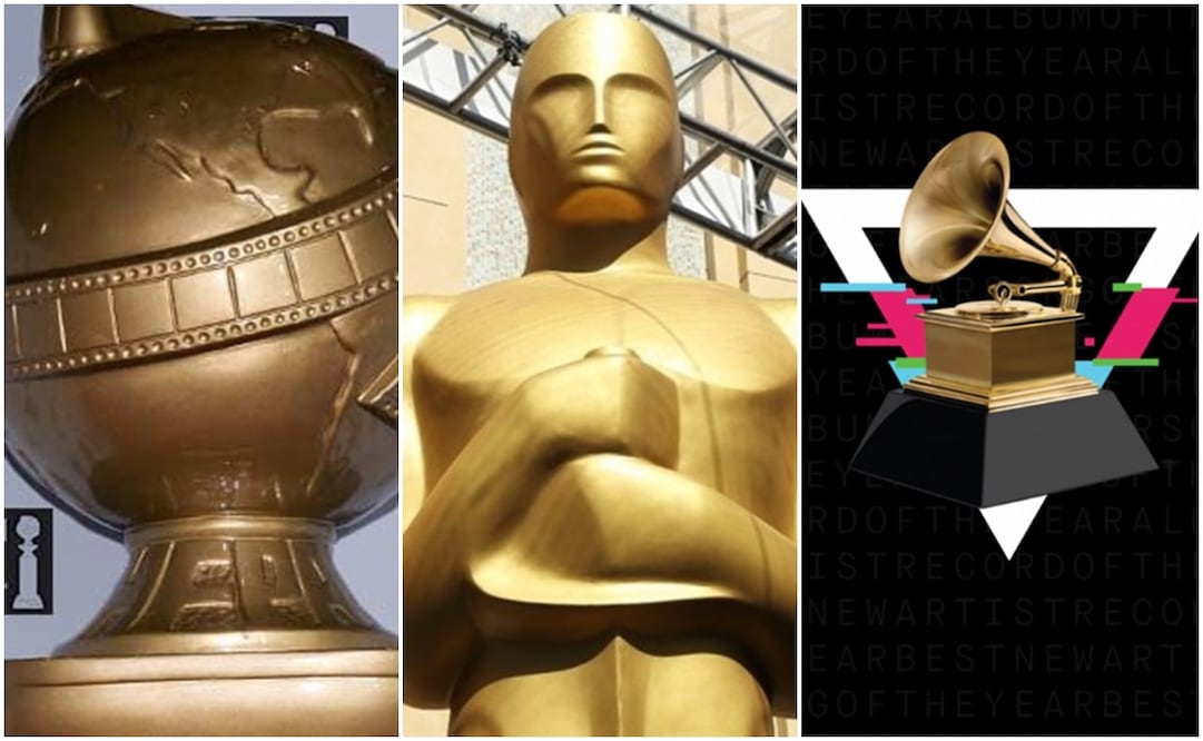 Desde los Globos de Oro, pasando por los Grammy hasta el Oscar, esta temporada de premiaciones se va a poner muy buena. Fotos: Archivo