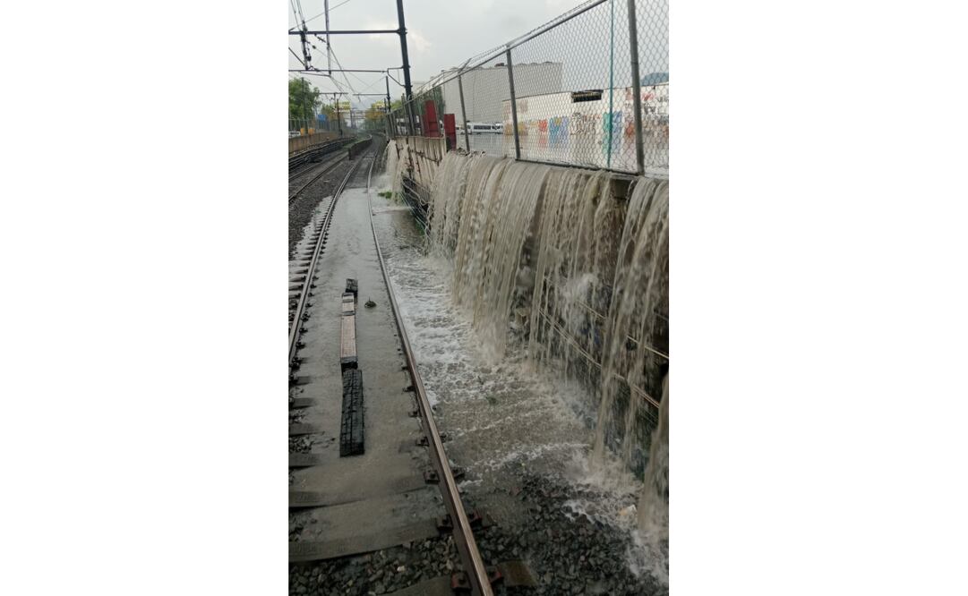 Lluvias provocan suspensión de servicio  Guelatao a La Paz en la Linea A; se mantiene servicio de Pantitlán a Guelatao.
Foto: Especial.