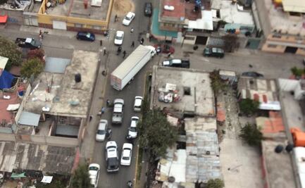 Robo de tráileres con medicamentos desata odisea en Neza