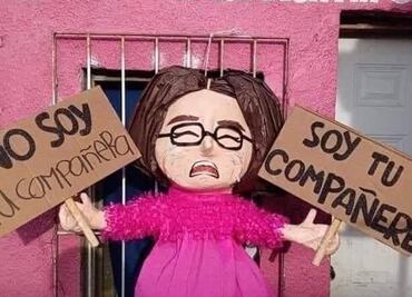 Crean piñata de "compañere" y los tunden en redes