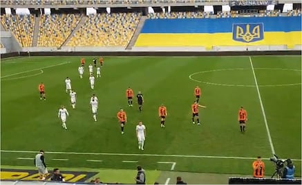 VIDEO: Partido en Ucrania es suspendido por alerta de bombardeo