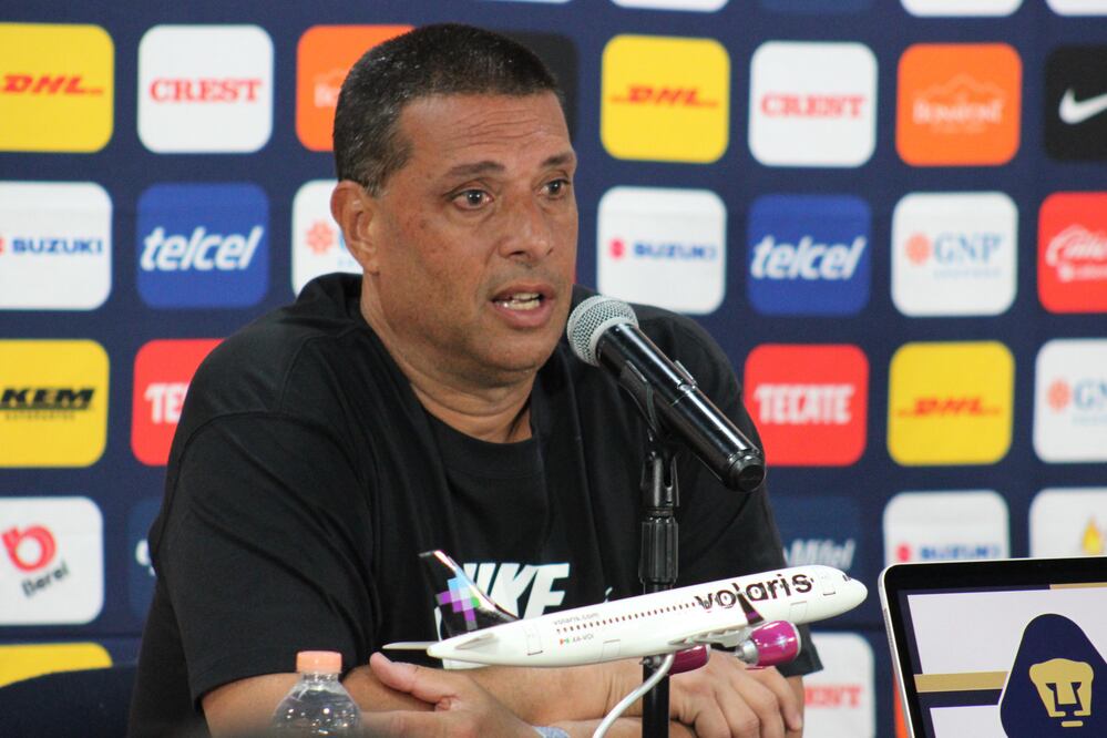 Marcelo Frigério en conferencia de prensa, tras el Clásico Capitalino de la Jornada 7 del Apertura 2025 - Foto: Maritza Villagómez
