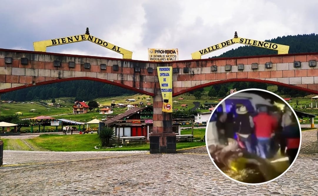 En la grabación se ve a un grupo de cuatro hombres intentando abrir a la fuerza el vehículo con la intención de ingresar. Foto: Edomex