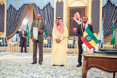 Eritrea y Etiopía firman la paz y acaban 20 años de conflicto