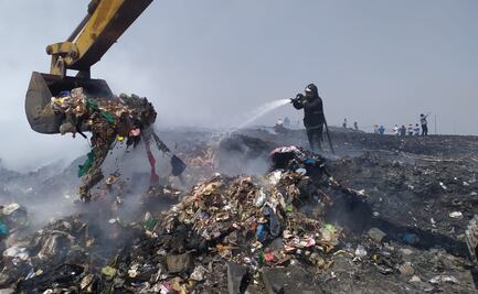 Más de 50 mil toneladas de basura se han quemado en el Bordo de Xochiaca tras incendios